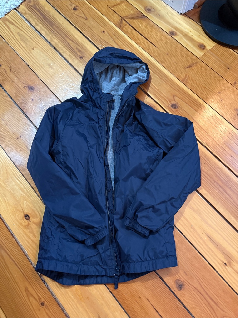 The Children’s Place Navy and Gray Hooded Jacket